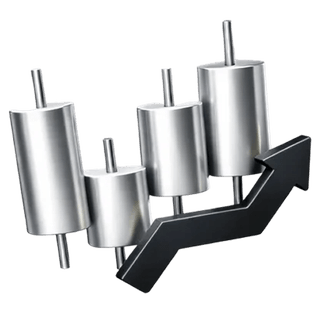 3D icon of a candlestick trading chart on the Sable Vermogrove about page