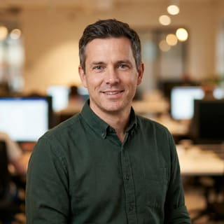 Daniel Carter, listed as Chief Technology Officer at Sable Vermogrove, shown in a profile image