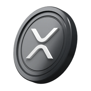 Graphic of an XRP coin for a cryptocurrency beginner guide